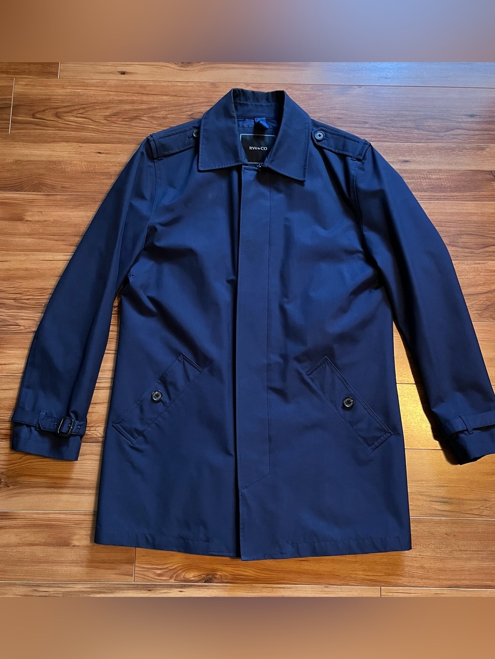 Navy Raincoat